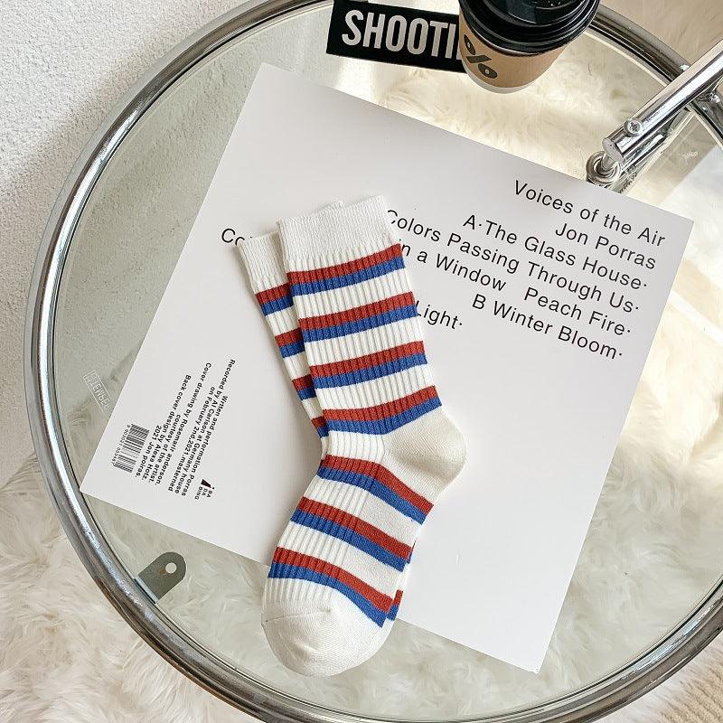 Embroidered Socks For Children With Double Stitches - Amazitshop