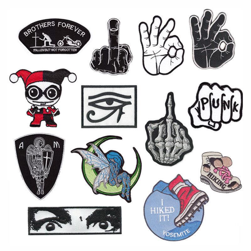 Embroidery Shoes Cloth Paste OK Clothing Accessories - Amazitshop