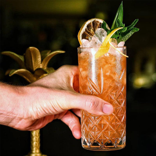 Engraved long drink cocktail glass - Amazitshop