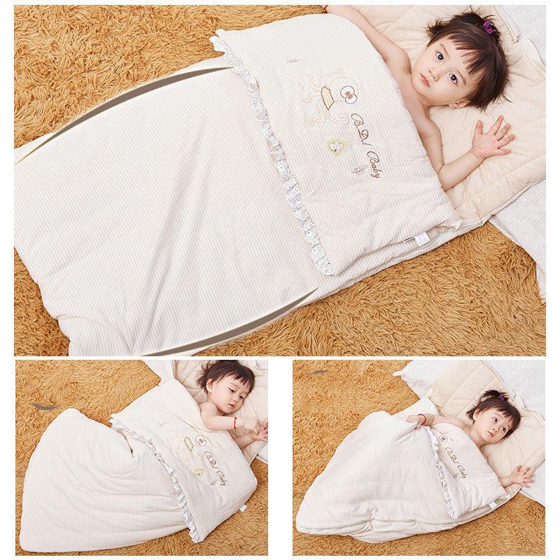 Envelope Baby Sleeping Bag Infant Sleep Sack Children Bedding Warm Toddler Wrap Swaddle Blanket Cotton Kid - Amazitshop