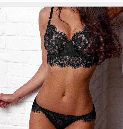 Erotic Lingerie Sexy Mesh Lace Lingerie Set - Amazitshop
