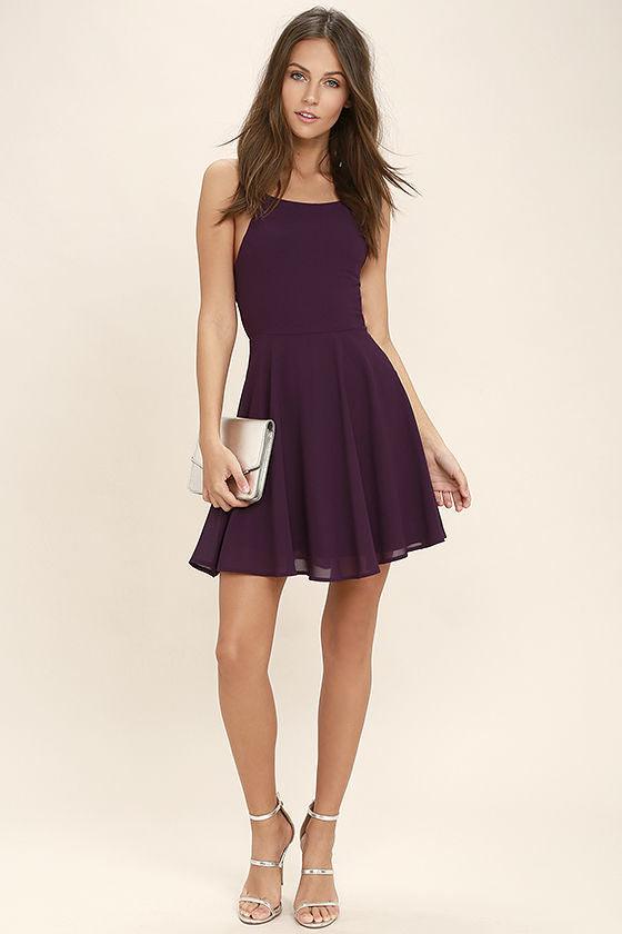 European And American Sexy Sleeveless Suspender Hollow Waist Solid Color Chiffon Dress - Amazitshop