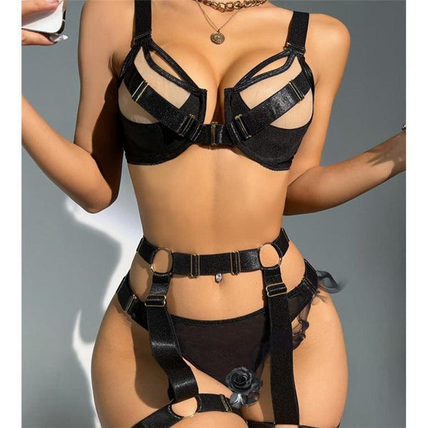 European And American Sexy Underwear Bra Set - Amazitshop