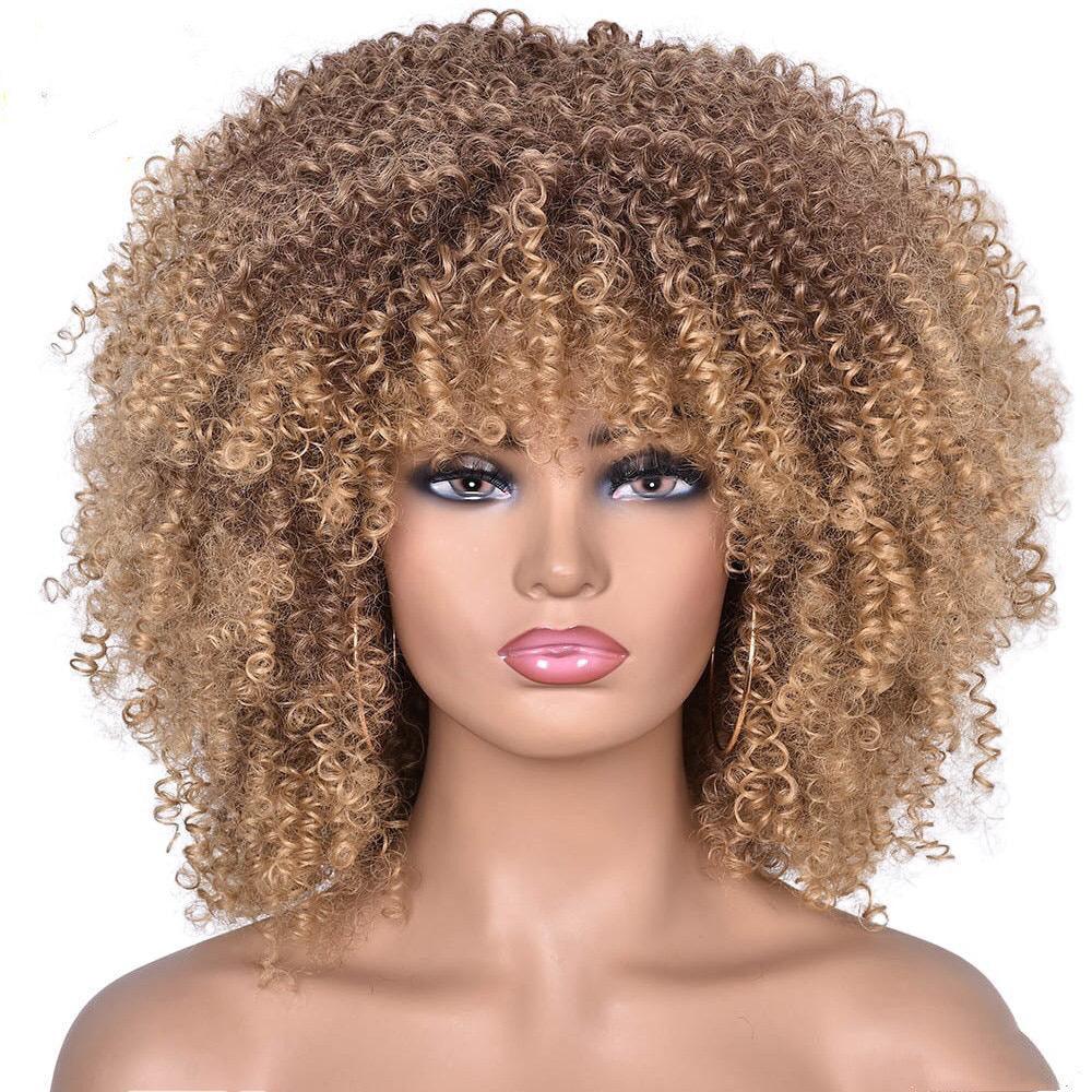 European And American Wigs Female Short Curly Wigs - Amazitshop