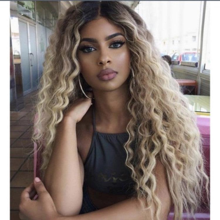 European and American Wigs for Ladies Deep Wave - Amazitshop