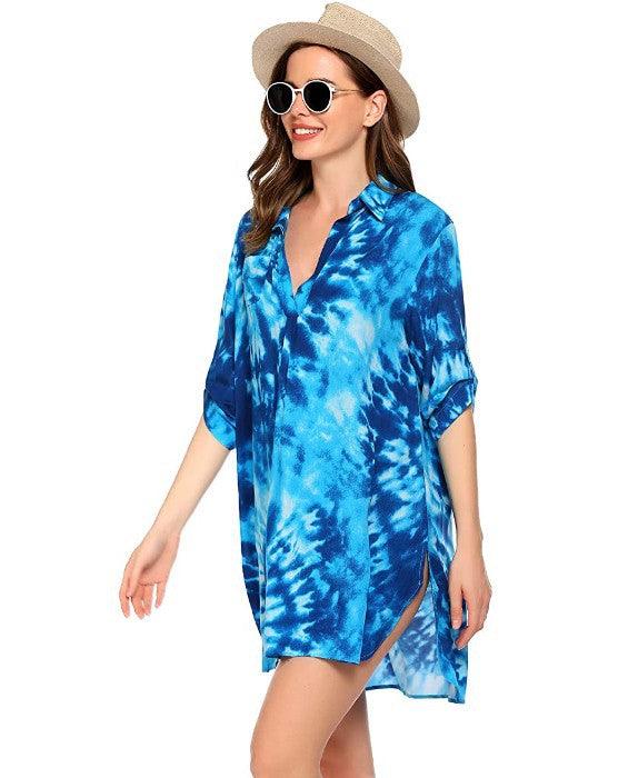European And American Women's Swimwear Beach Blouse - Amazitshop
