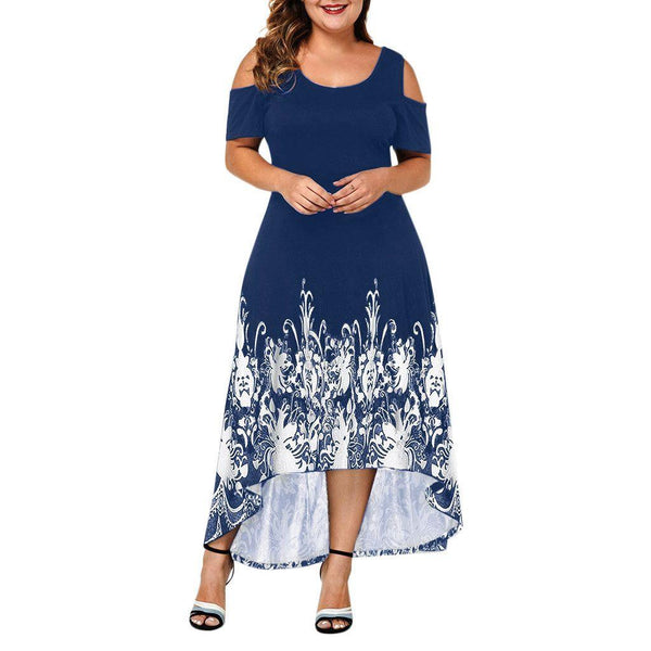 Evening Party Summer Plus Size Maxi Dress Women XL Short - Amazitshop