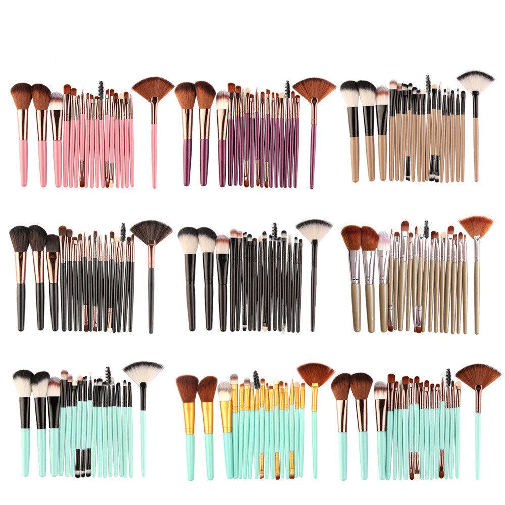 Eye Brushes, Blush Brush, Iip Brush And Fan - Shaped Makeup Brush Set - Amazitshop