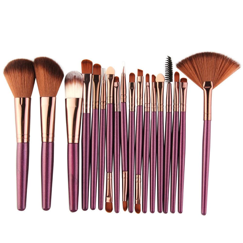 Eye Brushes, Blush Brush, Iip Brush And Fan - Shaped Makeup Brush Set - Amazitshop