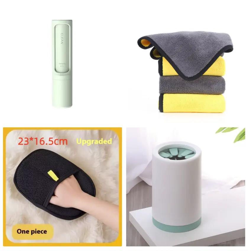 Pet Foot Washer Cup Silicone Soft Foot Cup Cat Foot Cleaning Bucket Dog Paw Cleaner Cup Manual Quick Feet Wash Cleaner Pets Products by amazitshop