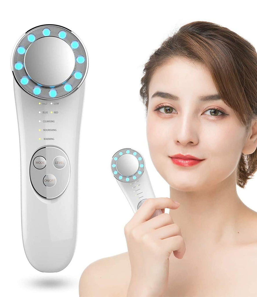 Facial Massager Skin Care Tools 7 In 1 Face Lifting Machine Galvanic Facial Machine Face Tightening Machine For Skin High Frequency Facial Machine - Amazitshop