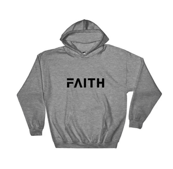 Faith Letter Print Women Hoodies - Amazitshop