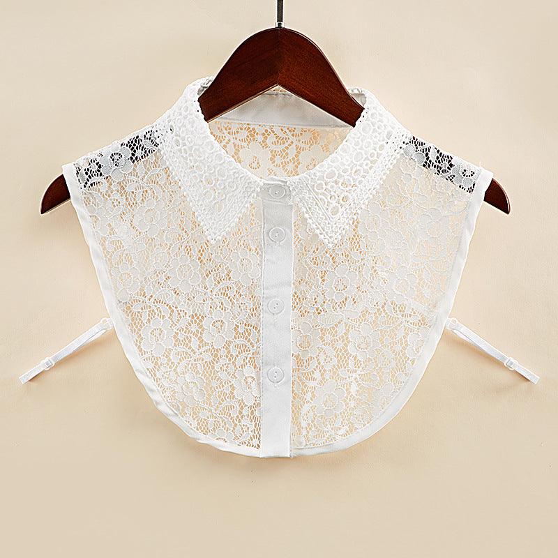 Fake Collar Women's Hollow Lace - Amazitshop
