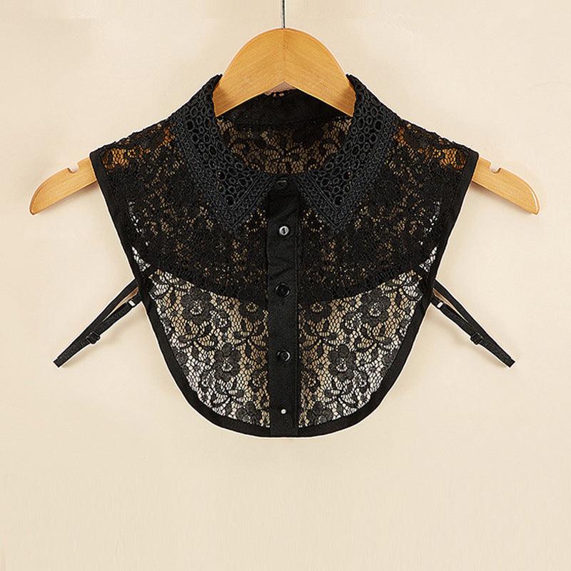 Fake Collar Women's Hollow Lace - Amazitshop