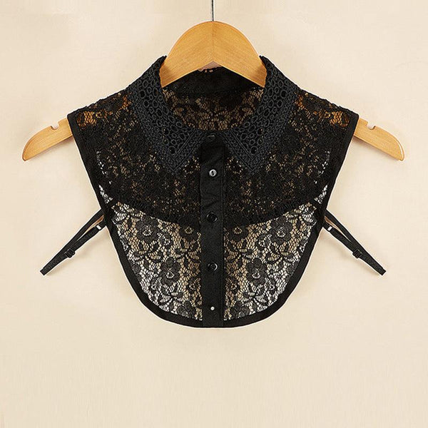 Fake Collar Women's Hollow Lace - Amazitshop