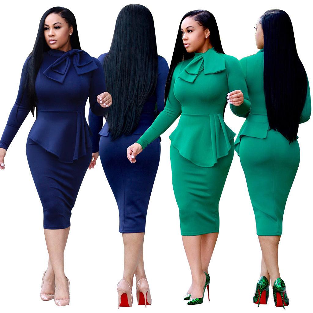 Fake two - piece dress - Amazitshop