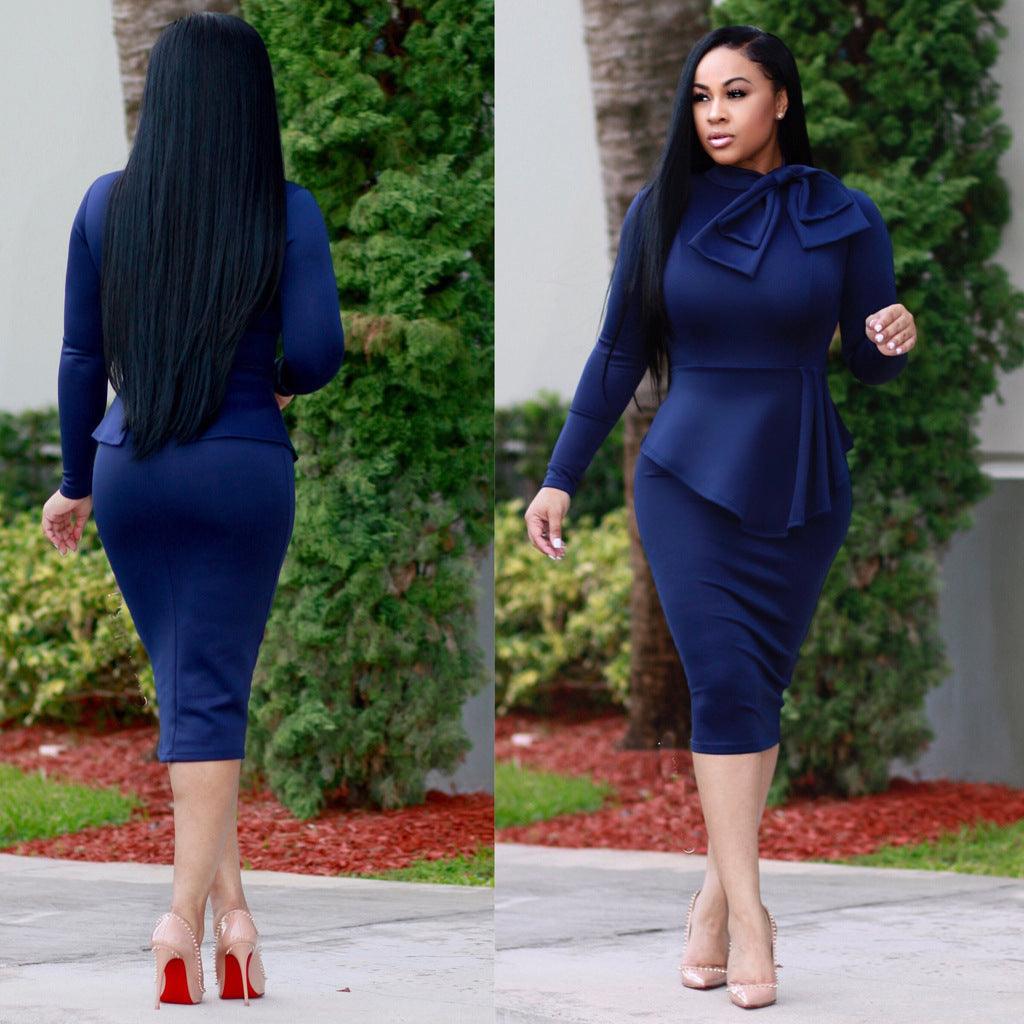 Fake two - piece dress - Amazitshop