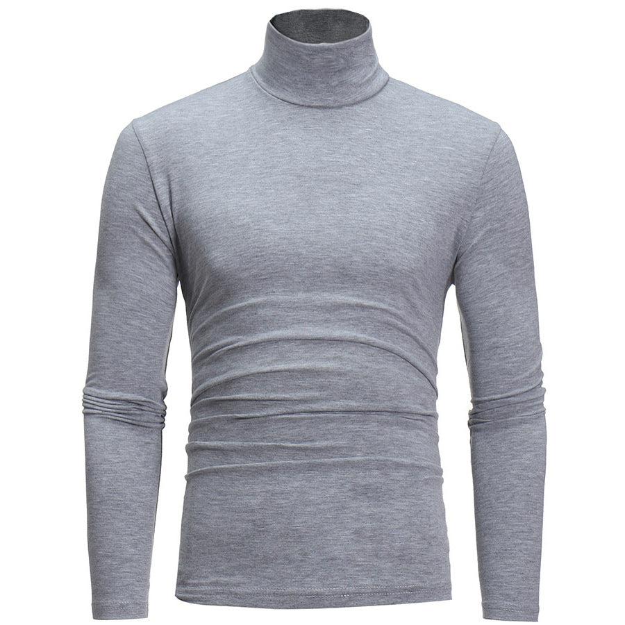 Fall New Mens knitting shirt slim fit - Amazitshop