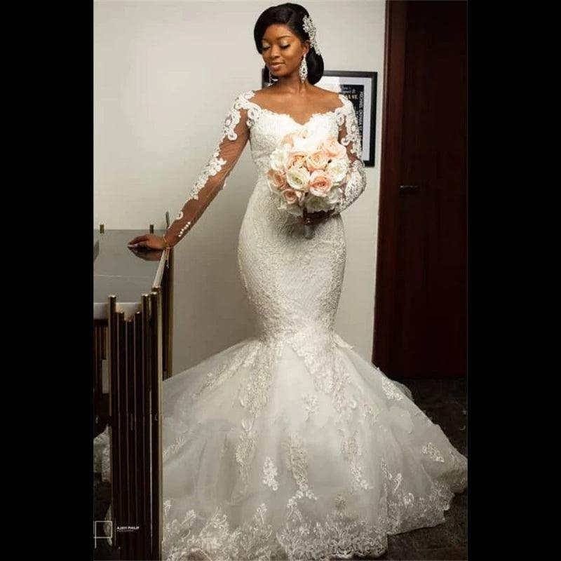 Fashion African Mermaid Wedding Dresses - Amazitshop