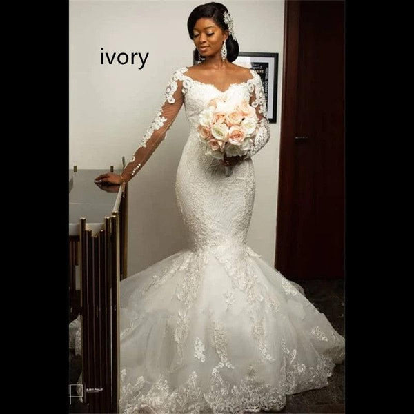 Fashion African Mermaid Wedding Dresses - Amazitshop