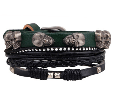 Fashion Beaded Leather Bracelets And Bracelets - Amazitshop