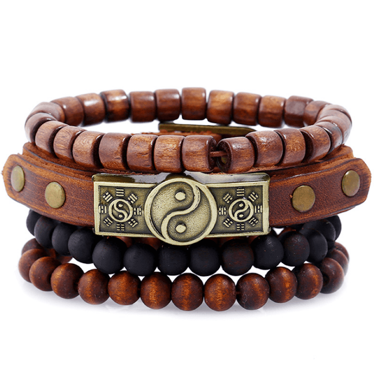 Fashion Beaded Leather Bracelets And Bracelets - Amazitshop