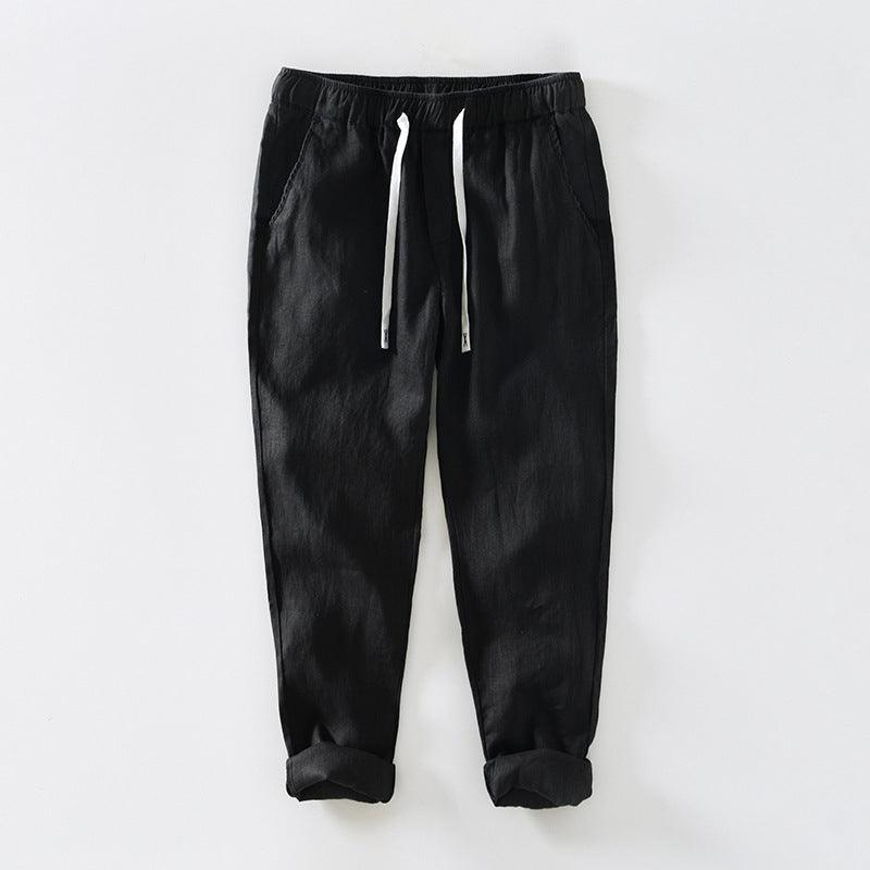 Fashion Linen Leisure Trousers Men - Amazitshop