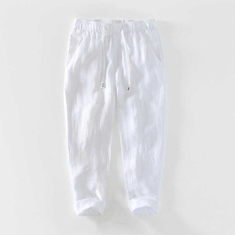 Fashion Linen Leisure Trousers Men - Amazitshop