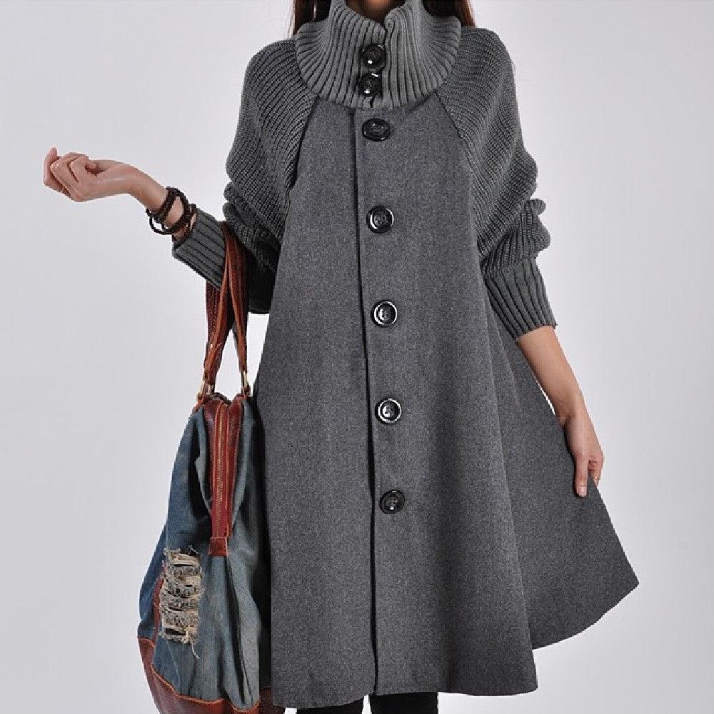 Fashion Mid - length Trench Coat For Women - Amazitshop