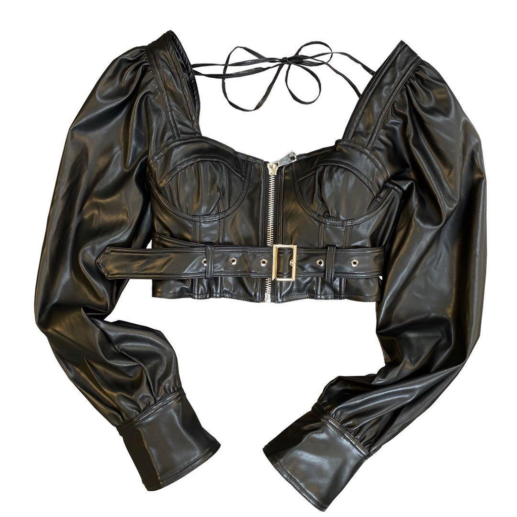 Fashion Niche Design Tube Thin Blouses Vintage Square Collar Long Sleeve Female Shirts Chic Tops - Amazitshop