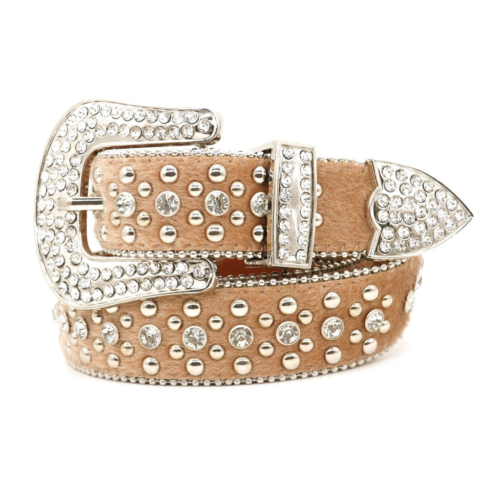 Fashion Personality Rhinestone Men's Belt Handmade - Amazitshop