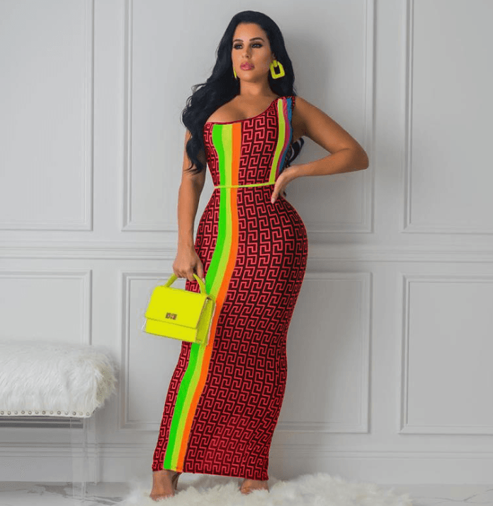 Fashion print dress - Amazitshop