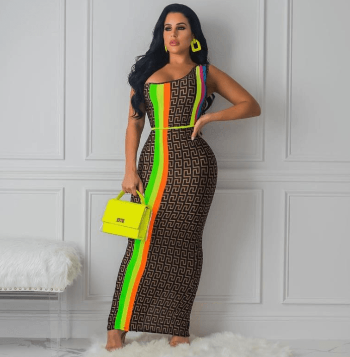 Fashion print dress - Amazitshop