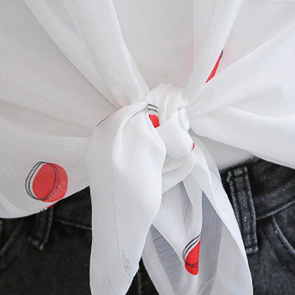 Fashion Printed Chiffon Sun Protection Clothing Women Cardigan - Amazitshop