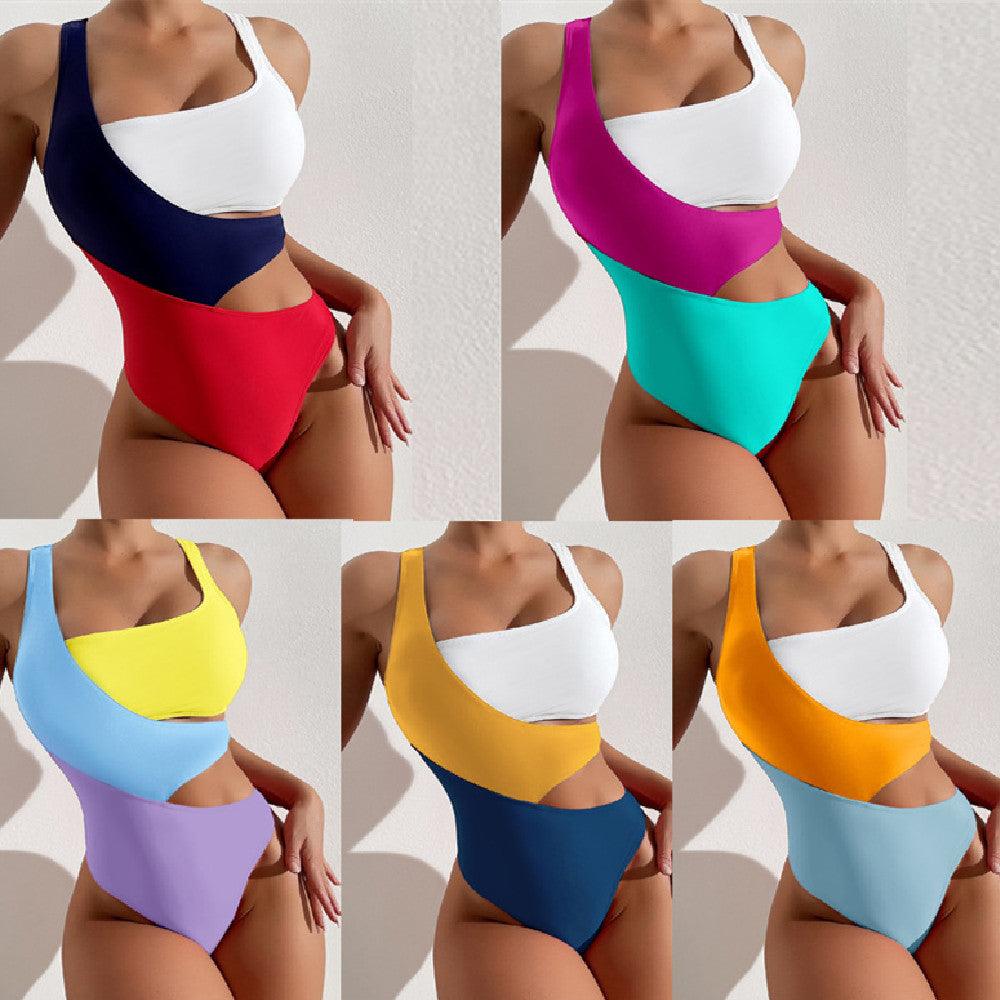 Fashion Shaping Conservative Bikini Swimwear - Amazitshop