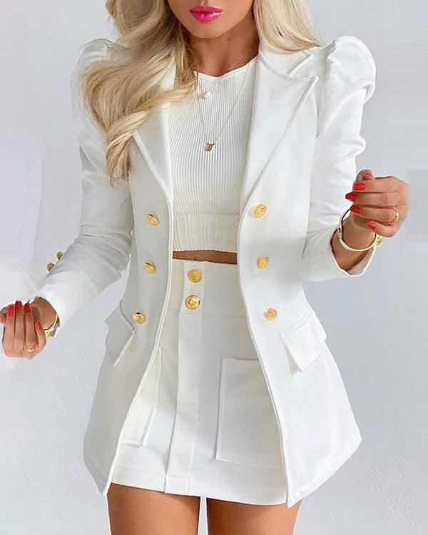 Fashion Solid Color Casual Suits Women's - Amazitshop