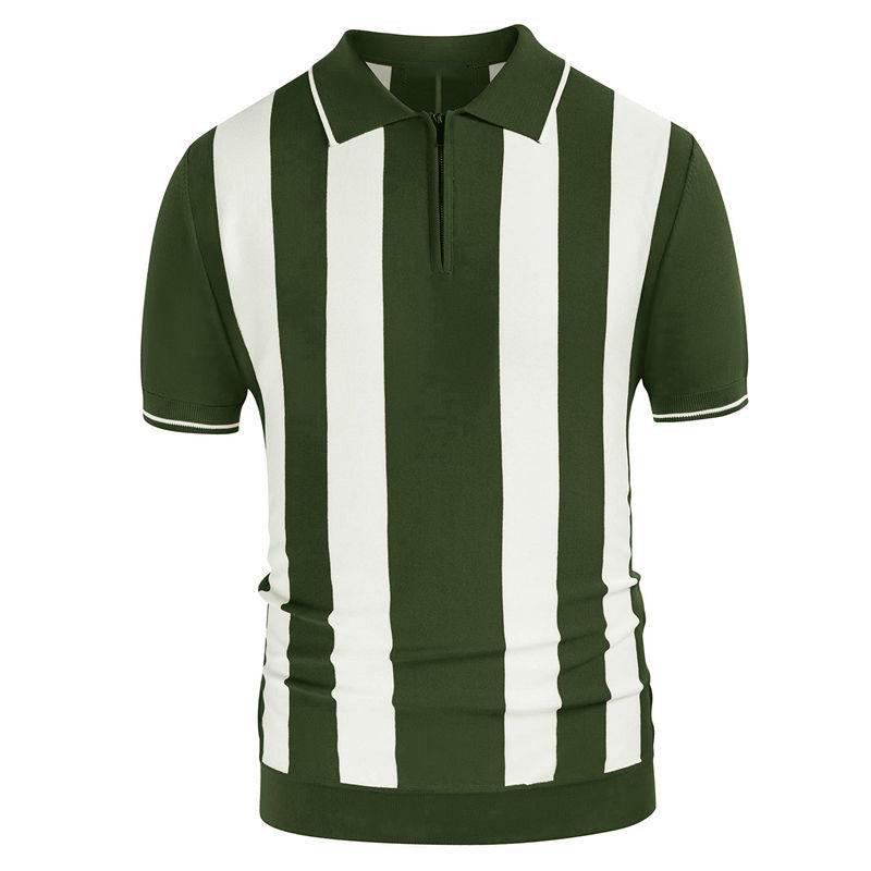 Fashion Striped Splicing Knitwear - Amazitshop