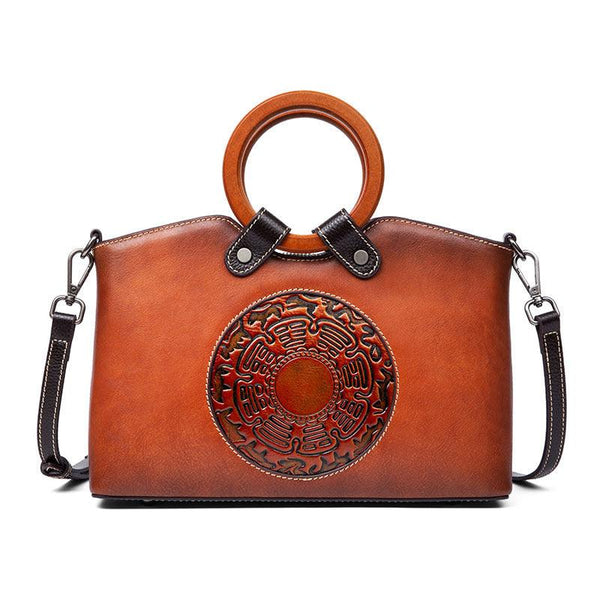 Fashion Vintage Designer Ladies Bags Genuine Leather Womens Handbags For Women Shoulder Bag - Amazitshop