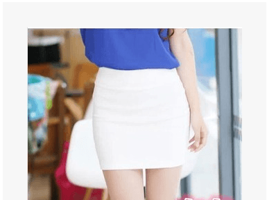 Fashion Women Ladies Sexy Summer Packs Hip Pencil Skirt High Waist Pleated Elastic Slim Mini Skirts for Office Party - Amazitshop