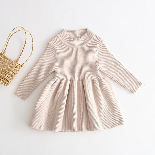 Fashionable Princess Knitted Baby And Infant Long Sleeve Skirt - Amazitshop