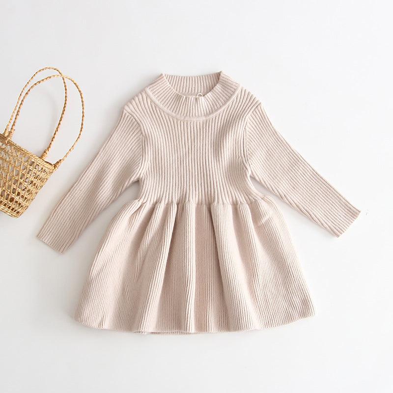 Fashionable Princess Knitted Baby And Infant Long Sleeve Skirt - Amazitshop
