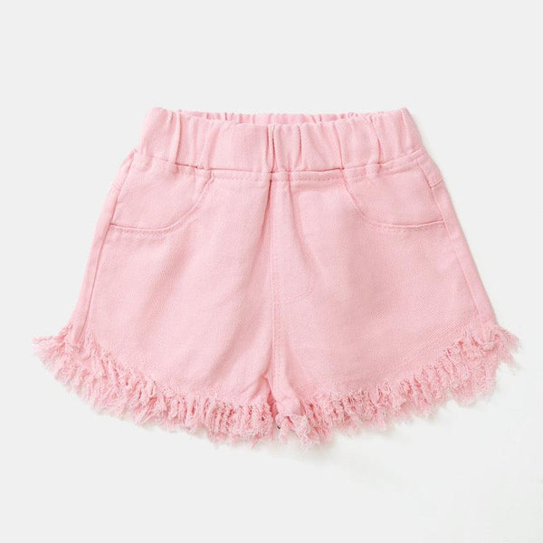 Fashionable Summer Denim Color Shorts For Big Kids - Amazitshop