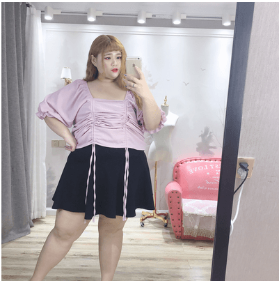 Fat Yingying Large Women's Dress Fat Mm Summer Dress Korean Version Square - Amazitshop