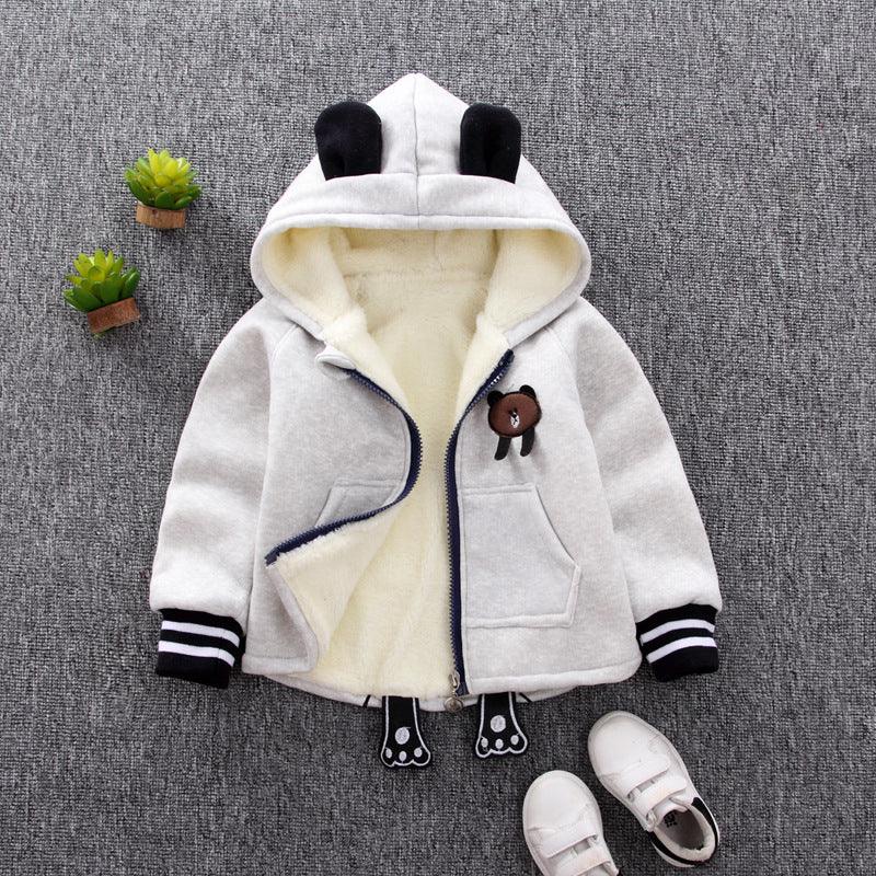 Fleece Autumn And Winter Children's Jacket - Amazitshop
