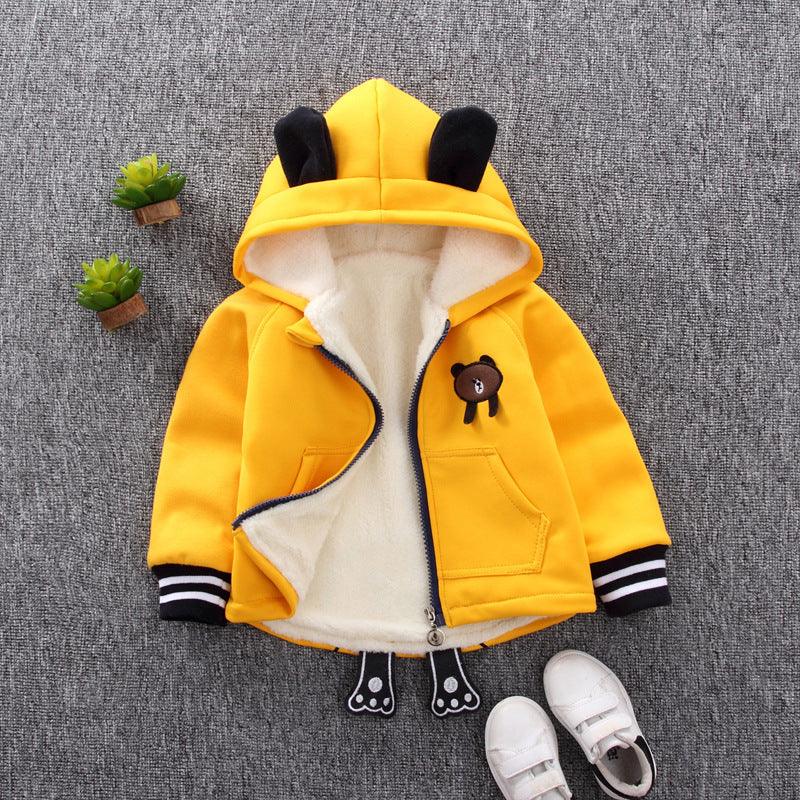 Fleece Autumn And Winter Children's Jacket - Amazitshop