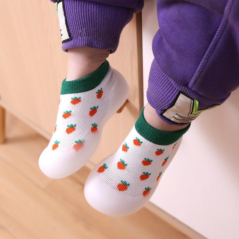 Floor Socks Shoes, Baby Non - slip Footwear, Soft Sole, Indoor Shoe Covers, Feet - Amazitshop