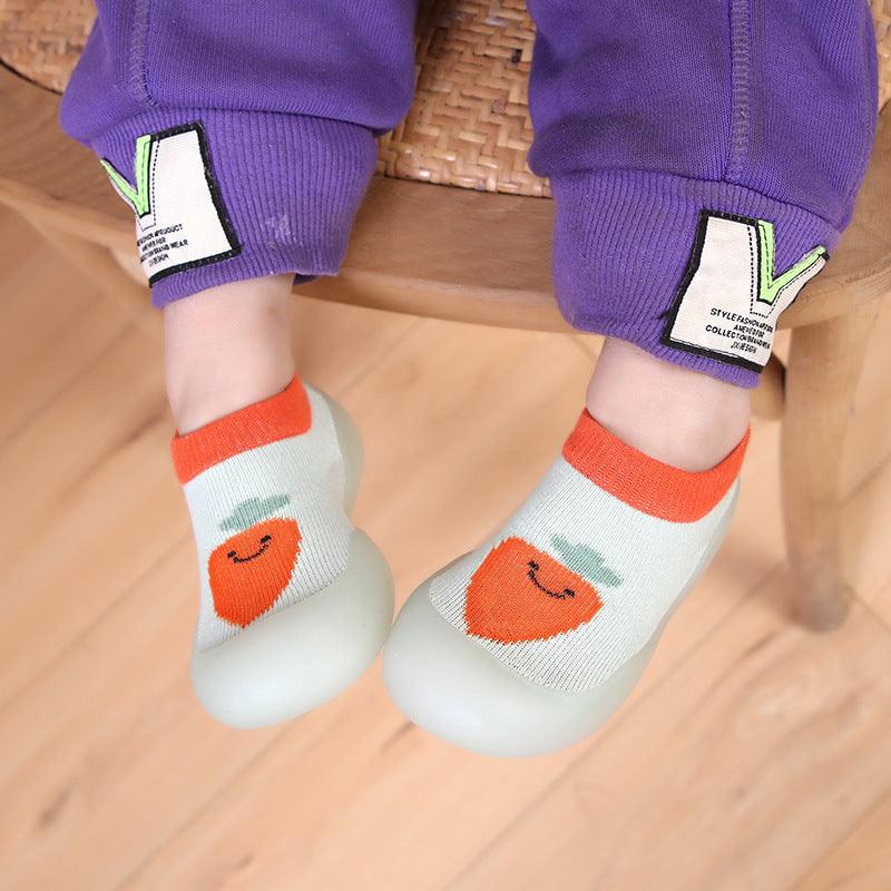 Floor Socks Shoes, Baby Non - slip Footwear, Soft Sole, Indoor Shoe Covers, Feet - Amazitshop