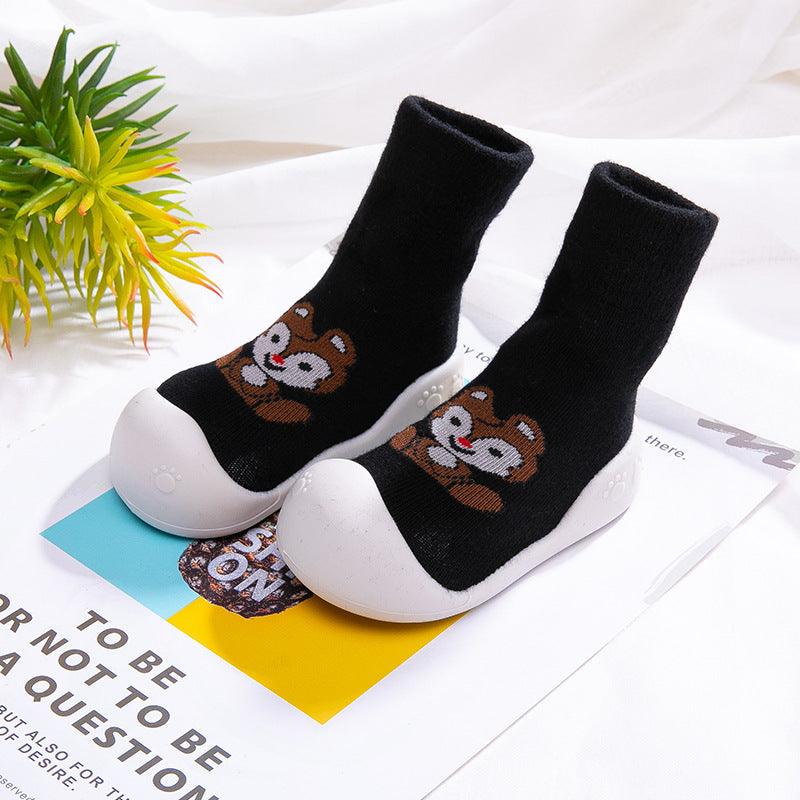 Floor Socks Shoes, Baby Non - slip Footwear, Soft Sole, Indoor Shoe Covers, Feet - Amazitshop