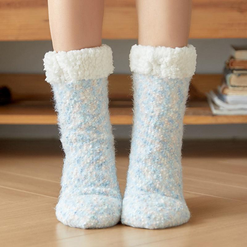 Floor Socks Snow Home Leg Cover Fleece - Amazitshop