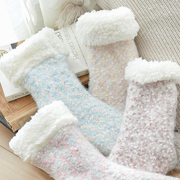 Floor Socks Snow Home Leg Cover Fleece - Amazitshop